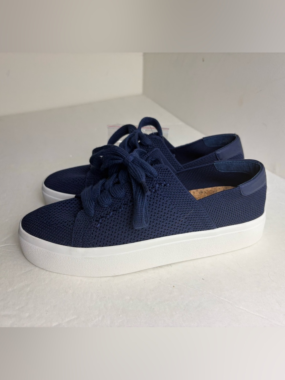 Lucky Brand Talena Knit Sneakers Blue /Navy Women’s Size 7.5 NWOT